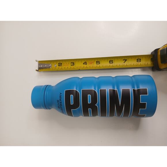Prime Hydration Limited Edition Metal Water Bottle Blue Raspberry, New! - Picture 6 of 12
